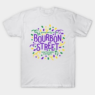 Mardi Gras Bourbon Street T-Shirt